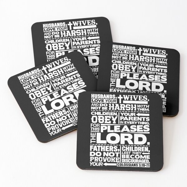 Item preview, Colossians 3:19-21 Happy Family designed and sold by plushism.