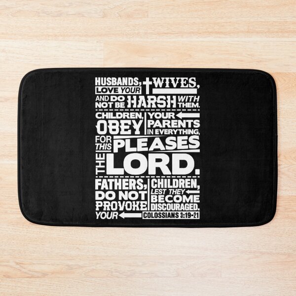 Item preview, Colossians 3:19-21 Happy Family designed and sold by plushism.