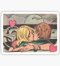 Couple Kissing Sticker