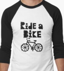 Ride a Bike - woody Men's Baseball ¾ T-Shirt