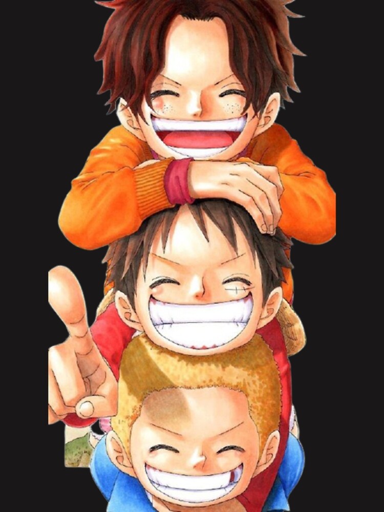 Sticker One Piece - Luffy, Ace et Sabo enfants
