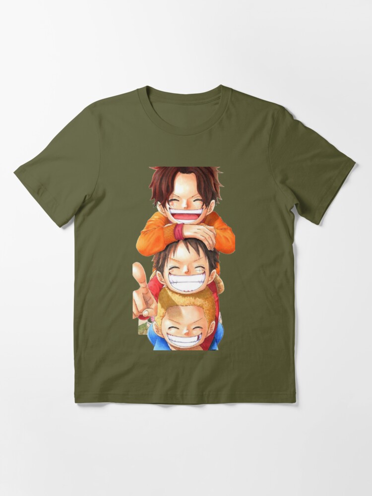 luffy x ace x sabo - one piece Classic Essential T-Shirt for Sale