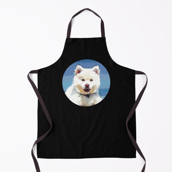 Item preview, Cute Finnish Lapphund Puppy At The Beach designed and sold by Lucky-Town-Art.