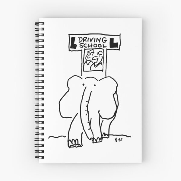 Item preview, Elephant driving school with learner driver designed and sold by NigelSutherland.
