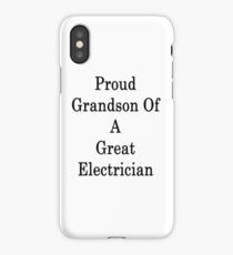Stolzer Enkel eines großen Elektrikers iPhone-Hülle & Cover