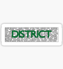 District Line Sticker