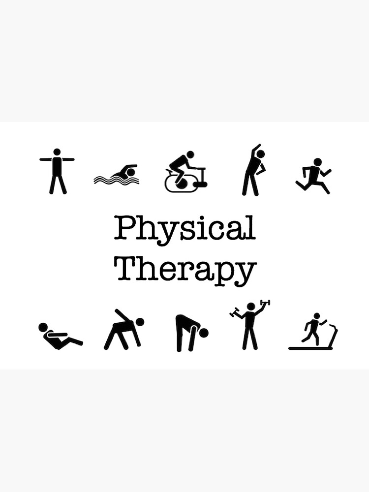 Physical Therapy Exercise Guys Sticker By Sks11sss Redbubble 