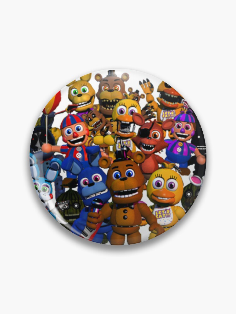 Five Nights at Freddy's all Sticker for Sale by rebbecatorre