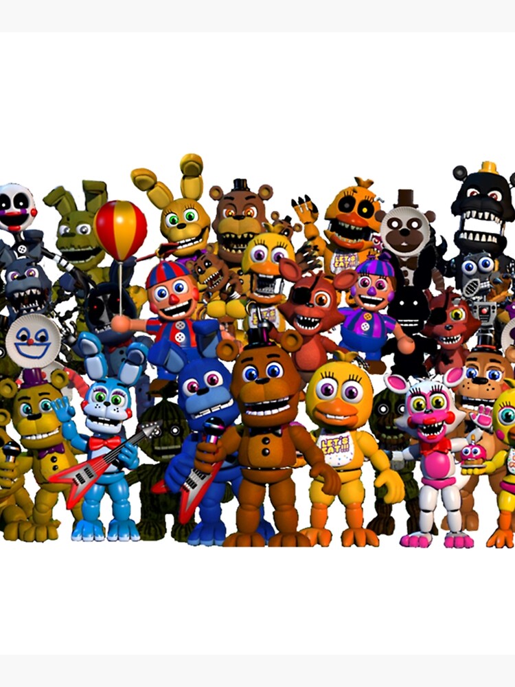 Fnaf world Art Board Print for Sale by orvalalderen