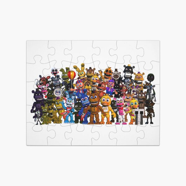 Solve FNAF 4 jigsaw puzzle online with 9 pieces