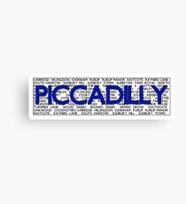 Piccadilly Line Canvas Print