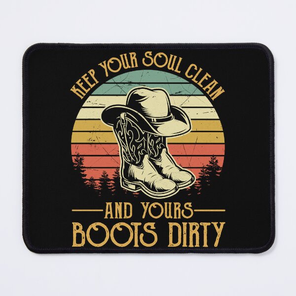 Item preview, Lucky Successful Position To Rise Vintage Keep Your Soul Clean And Yours Boots Dirty designed and sold by CraftMendoza.