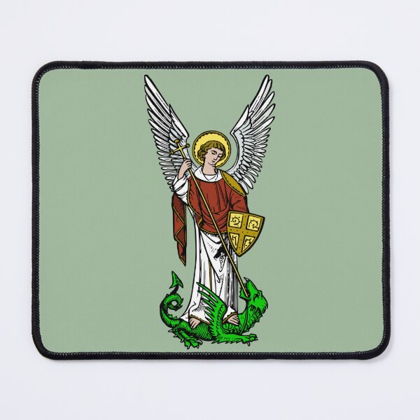 Item preview, Saint Michael the Archangel : Catholic Warrior Angel designed and sold by TheCatholicLady.
