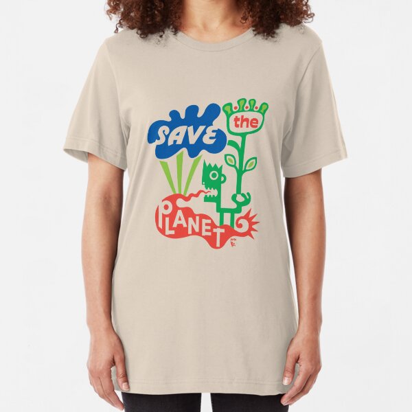 Save the Planet Slim Fit T-Shirt