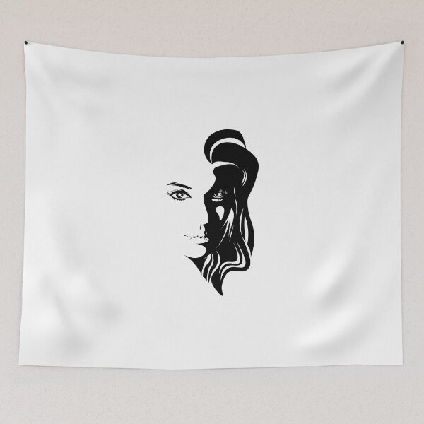 Item preview, Woman Glamour Aesthetic Fashion Model Face designed and sold by BakaOutfit.