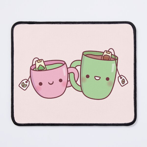Item preview, Cute Pink and Green Mugs Funny Best Friends designed and sold by rustydoodle.