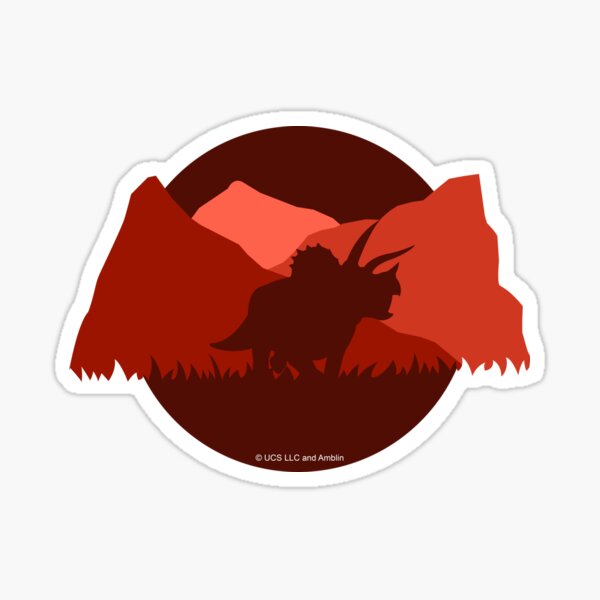 Triceratops Dinosaur Jurassic World Sticker For Sale By Tridev Designs Redbubble