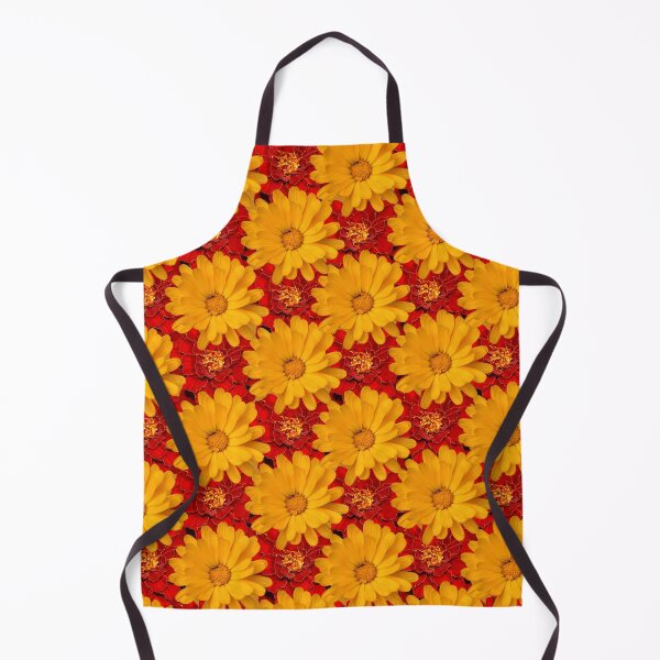 Item preview, A Medley of Red and Yellow Marigolds designed and sold by walkswithnature.