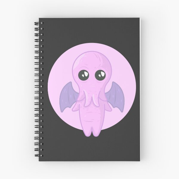 Item preview, Cute Colourful Pink Cthulhu (black) designed and sold by animinimal.