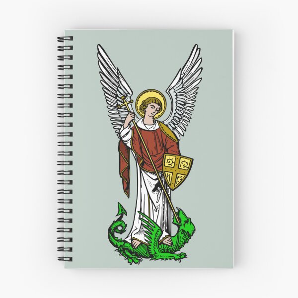 Item preview, Saint Michael the Archangel : Catholic Warrior Angel designed and sold by TheCatholicLady.