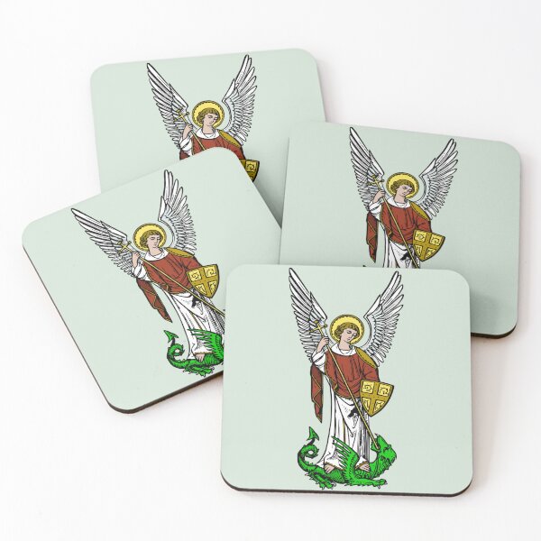 Item preview, Saint Michael the Archangel : Catholic Warrior Angel designed and sold by TheCatholicLady.