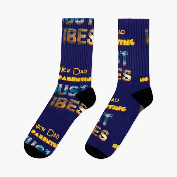 Item preview, NEW DAD NO PARENTING JUST VIBES designed and sold by JAdotdotDesigns.