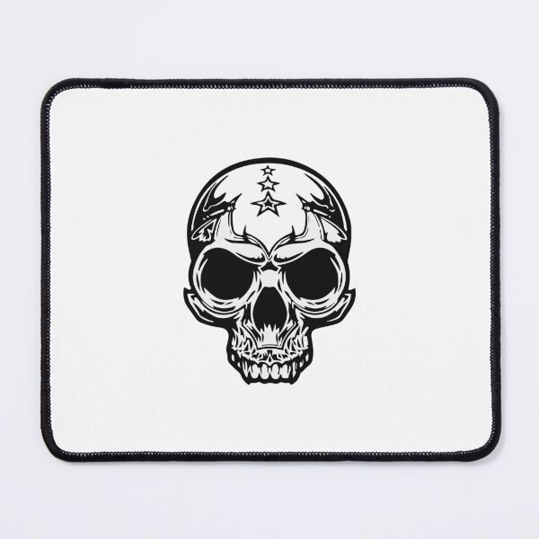Item preview, Painted Skulls Design Tattoo White Skull designed and sold by PodiShawna.