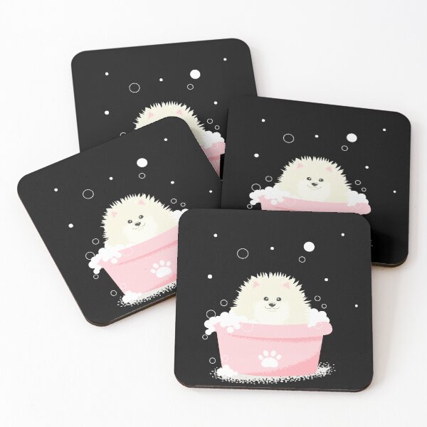 Item preview, Pomeranian in a bath  designed and sold by Mirosi-S.