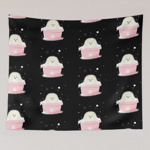 Item preview, Pomeranian in a bath  designed and sold by Mirosi-S.