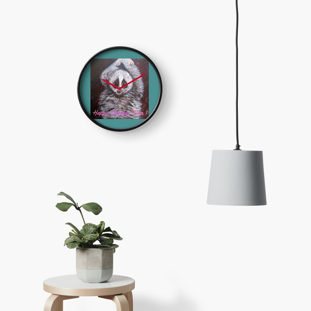 Happy Birthday Mum! Lemur Clock