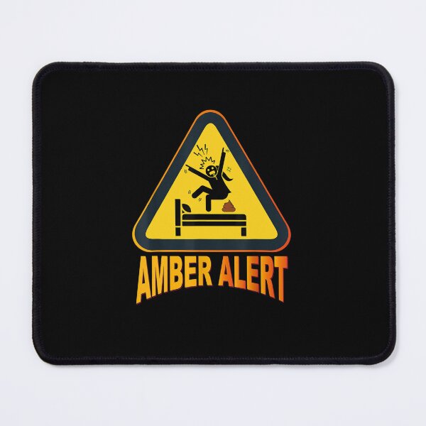 Item preview, Amber Alert Meme Crazy Girl Warning designed and sold by osborange.
