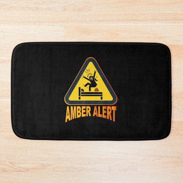 Item preview, Amber Alert Meme Crazy Girl Warning designed and sold by osborange.