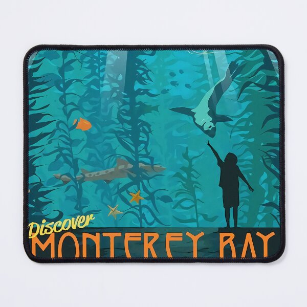 Item preview, Discover Monterey Bay Pasific Ocean Aquarium Aesthetic Poster designed and sold by doiyopo.