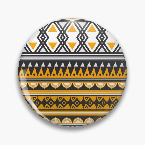 Item preview, Tribal Ethnic Pattern - Patterns in yellow and black designed and sold by velisani.