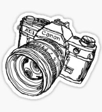 Classic SLR Camera Sticker