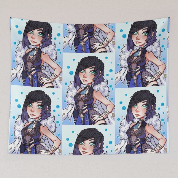 Item preview, Genshin Impact - Yelan designed and sold by galaxiiacharlie.