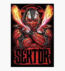 Sektor Mortal Kombat Photographic Print