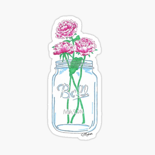 Artikel-Vorschau von Einmachglas Blumen, designt und verkauft von jamiemaher15.