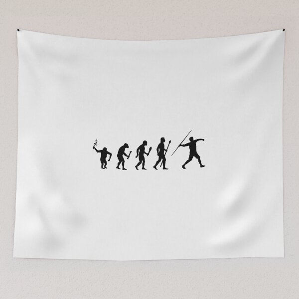 Item preview, The Evolution Of Man And Javelin designed and sold by BeyondEvolved.