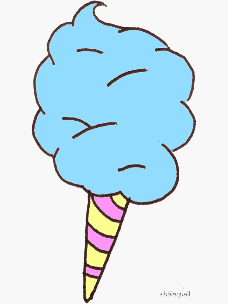 "Cotton Candy Clouds" Sticker by abbiequail Redbubble