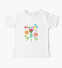 Bonjour - on lights Baby Tee