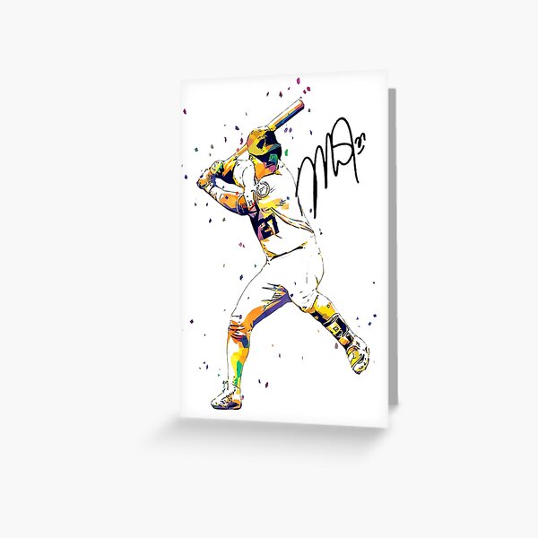 Mike Trout Jersey  Greeting Card for Sale by athleteart20