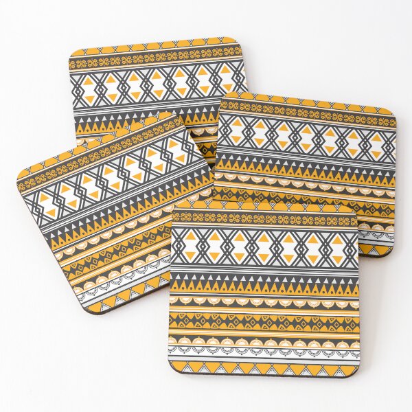 Item preview, Tribal Ethnic Pattern - Patterns in yellow and black designed and sold by velisani.