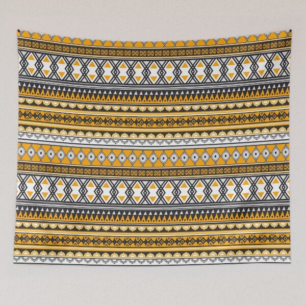 Item preview, Tribal Ethnic Pattern - Patterns in yellow and black designed and sold by velisani.