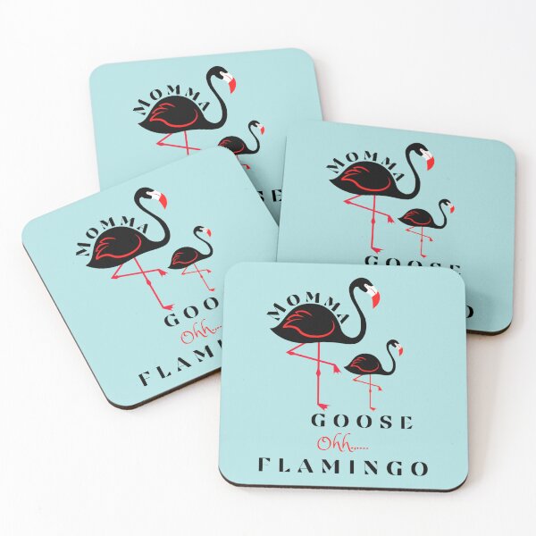 Item preview, funny and eye catching momma goose oh flamingo design    designed and sold by LuckylionC.