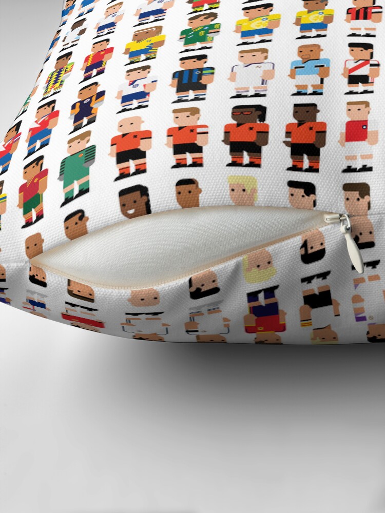 Thumbnail 2 of 4, Pillow, Soccer Legends designed and sold by johnsalonika84.