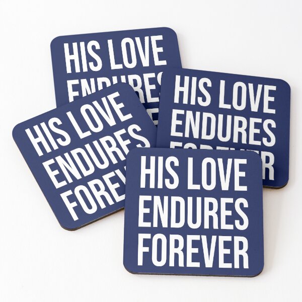 Item preview, His Love Endures Forever : Christian Hymn designed and sold by TheCatholicLady.