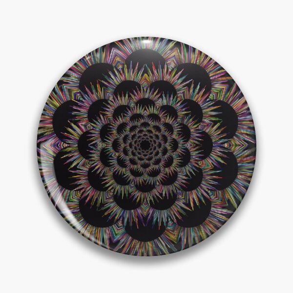 Item preview, Mandala Colour Circle Black Far Out designed and sold by stuartsemporium.