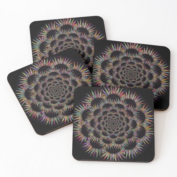 Item preview, Mandala Colour Circle Black Far Out designed and sold by stuartsemporium.