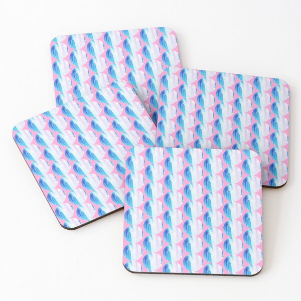 Item preview,  blue and pink watercolor circle pattern designed and sold by lausn.